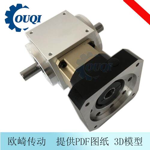 AT110精密伺服转向器斜齿精密行星减速机直角转向器转角器