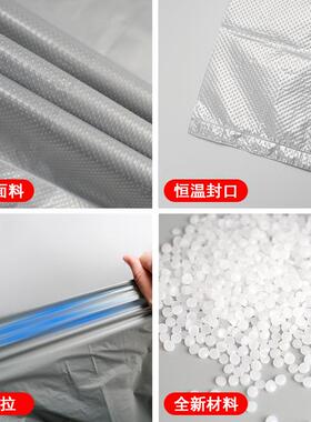 新款直销银灰色大号塑料袋服装进货袋奶白加厚手提式背心袋搬家收