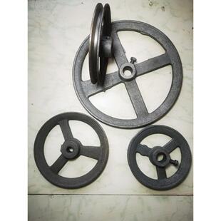 皮带轮A型单槽三角带轮机械设备传动轮单轮喂毛斗轮农机配件轮