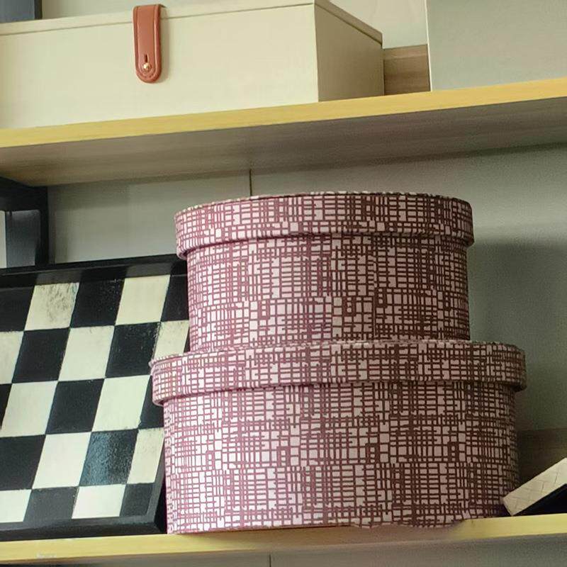 样装板房筒收纳圆盒衣WPS帽间饰品衣柜布艺纳桶橱窗道具软装收摆