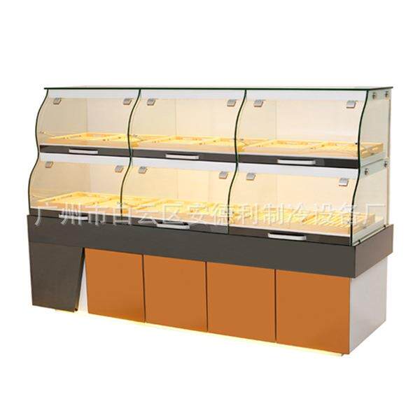 厂家木质面包展示柜 抽屉式面包边岛柜 面包货架订制