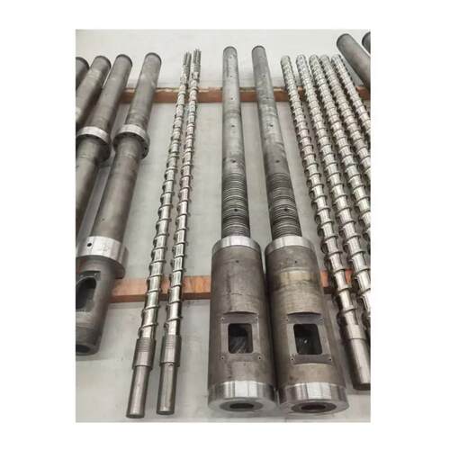 舟山吹膜机螺杆挤出机螺杆注塑机螺杆气泡膜机螺杆双合金机筒螺杆