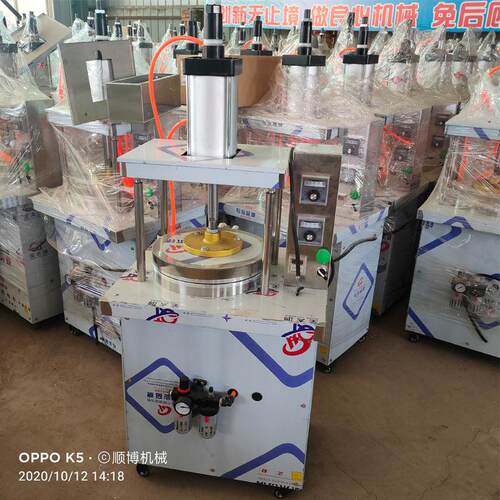 商用饼薄饼机厂家供应量大从优河南烙馍机卤肉卷饼全自动压饼机