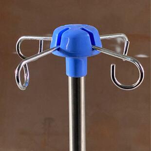 269输液锈钢四勾五脚四脚三脚带轮加厚豪华可输移动输液架吊架液