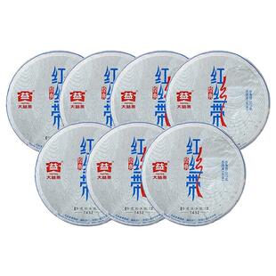 【整提】2014年1401批经典红丝带7432 普洱生茶饼云南大益茶357克