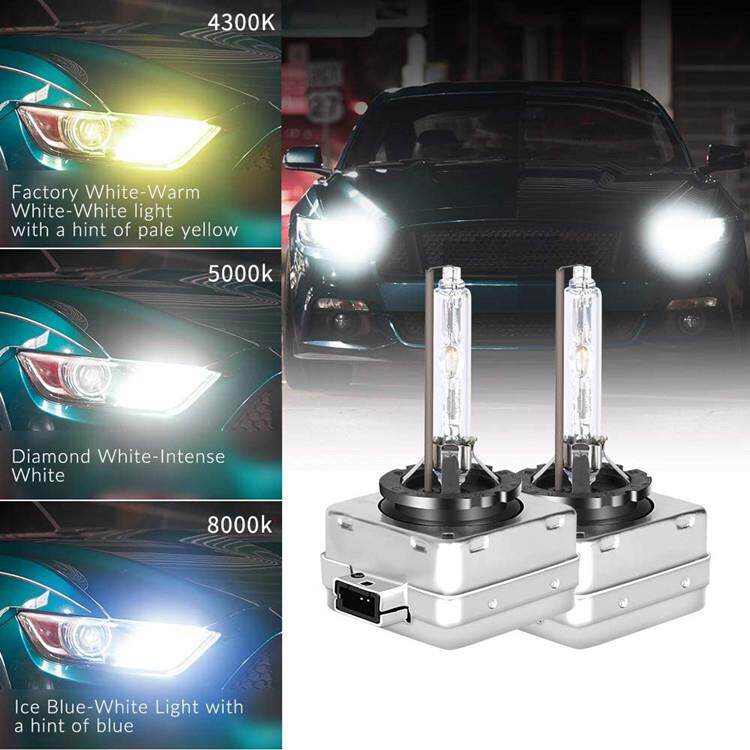 汽车前灯头灯 35WD3S/D3R氙气灯替换灯泡白色金属支架底座12V