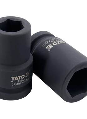 易尔拓(YATO)大风炮六角长套筒头子1英寸气动风动轮胎加长套管头