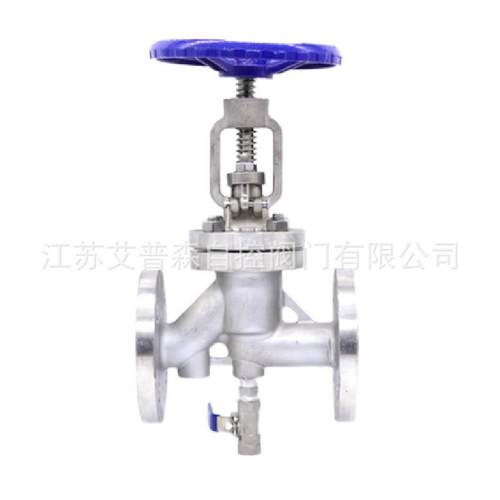 不锈钢抗硫截止阀KJ41W-16P不锈钢304抗硫单排气法兰截止阀