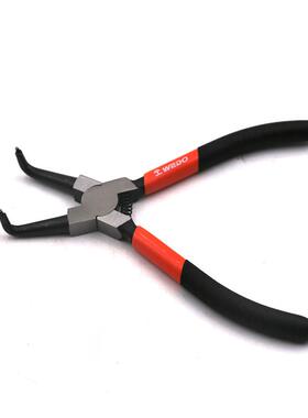 W弯379EDO工子业级穴用卡口卡簧钳7寸9寸孔用卡簧钳内外钳小型挡