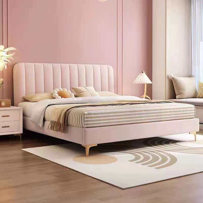 CBD科技布床现代主卧双人床轻奢网红床卧室大床法式奶油风民宿酒,住宅家具,布艺床,淘宝优惠券,粉丝福利购,淘宝优惠卷