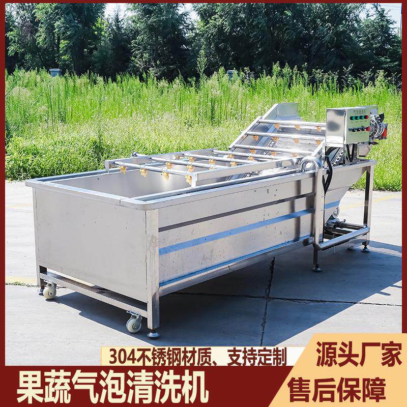 全自动洗菜机果蔬气泡清洗机商用水果蔬菜肉制品清洗设备