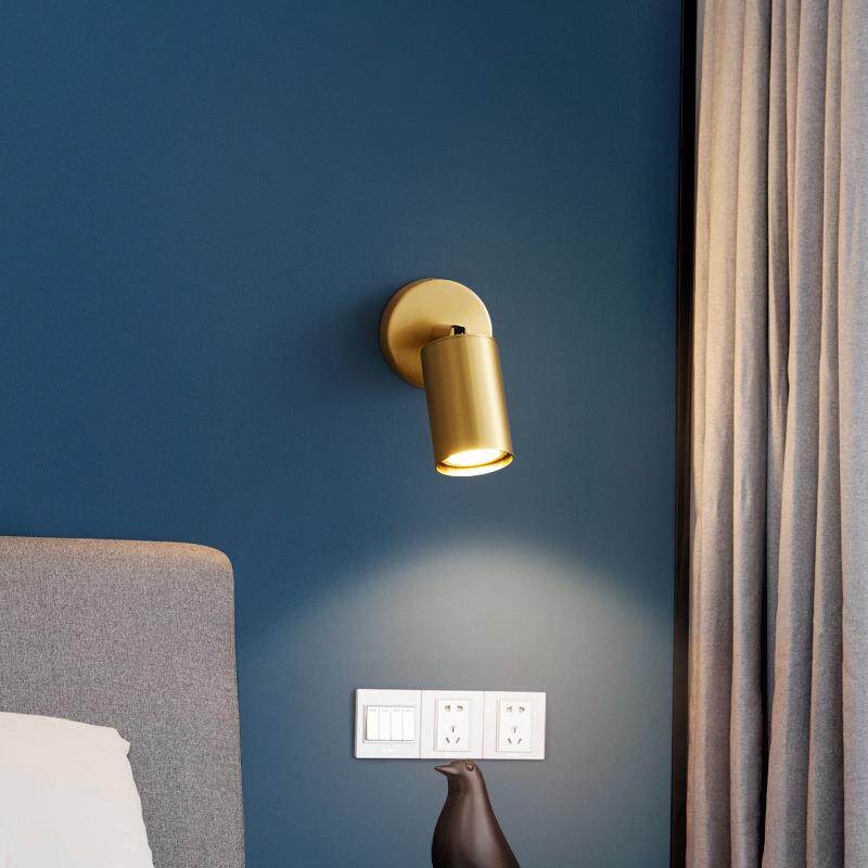 家用极简酒店壁灯灯饰卧室床头灯过道灯客厅走廊楼梯灯具个性旋转