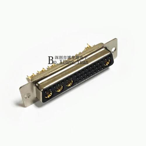电源连接器 36W4 车针型 D-SUB 大电流 32+4P母头 直针焊线 30A