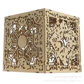 热销镂空风灯摆件家居室内客厅阳台走廊过道可发光木艺挂饰品