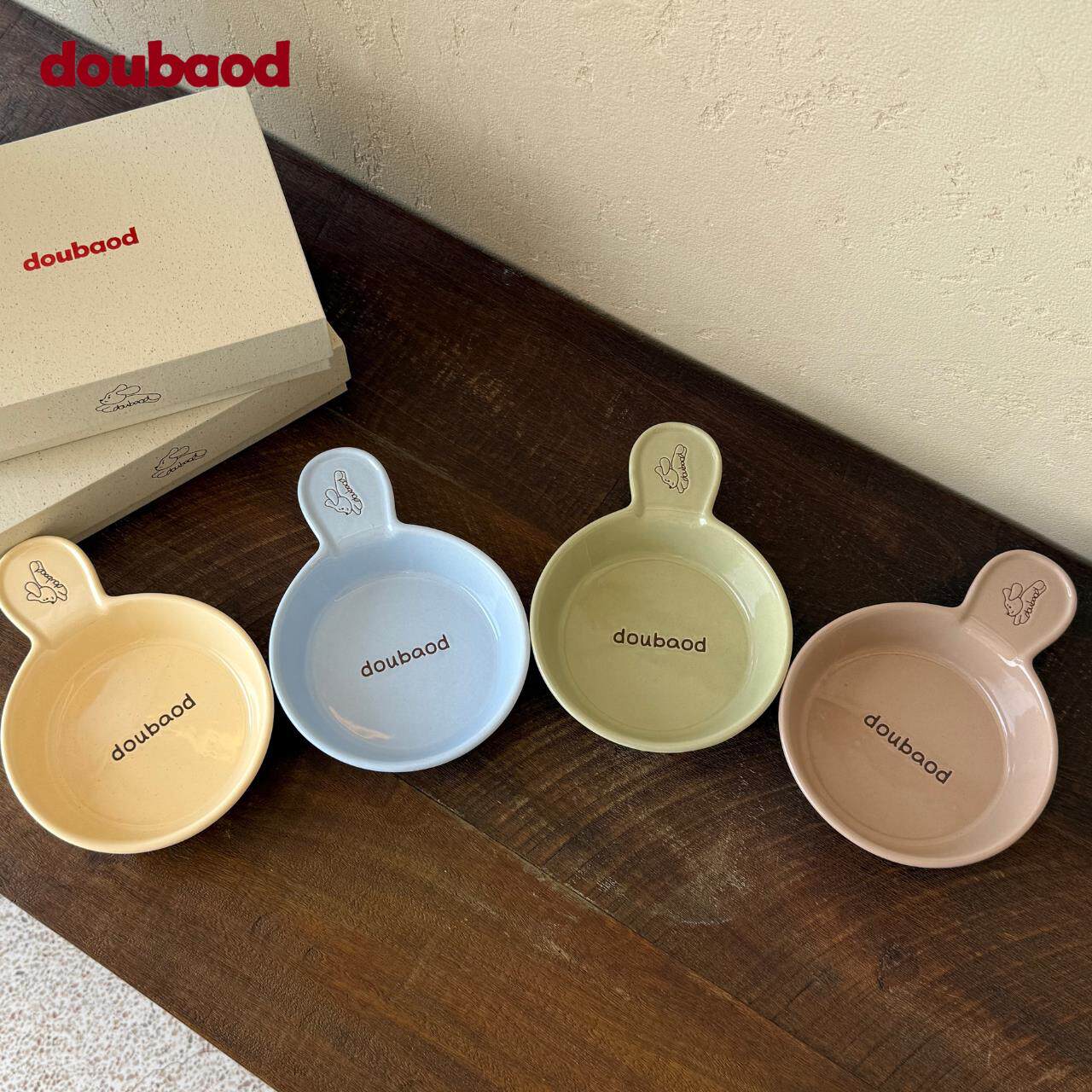doubaod宠物餐具系列宠物陶瓷碗防打翻狗碗猫碗食盆水碗