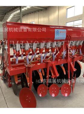 9行多行小麦播种机 小麦多行施肥播种机价格 多功能旱稻播种机