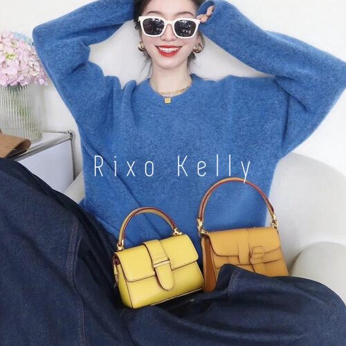 Rixo Kelly法式高级感纯色简约毛衣女内搭打底衫软糯温柔针织衫秋