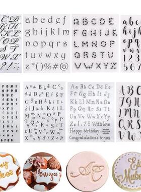 Cake Decorating Tools Alphabet Fondant Cake Stamp Silicone