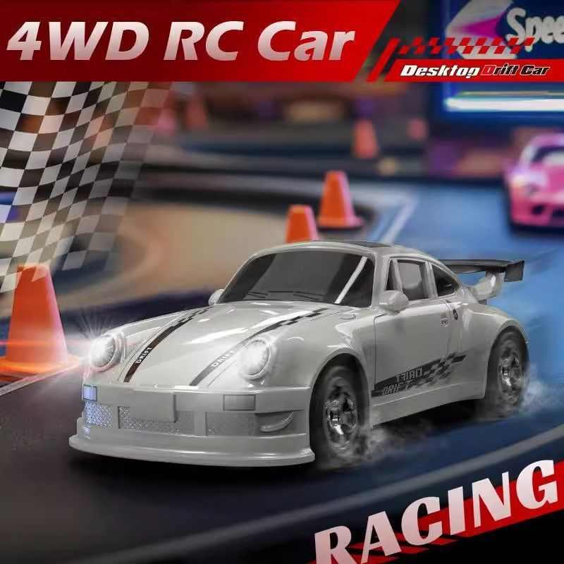 1:64迷你RC遥控汽车专业四驱漂移竞速车可漂移网红口袋遥控车