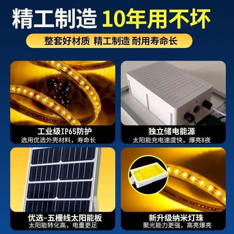 太阳能灯带花园别墅庭院广告牌氛围灯户外防水led软灯条节能路灯