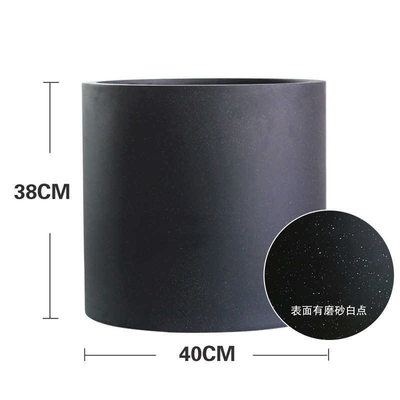 盆大号客厅植物北欧树简约大型庭院创意径落地超花盆酒店大口水泥