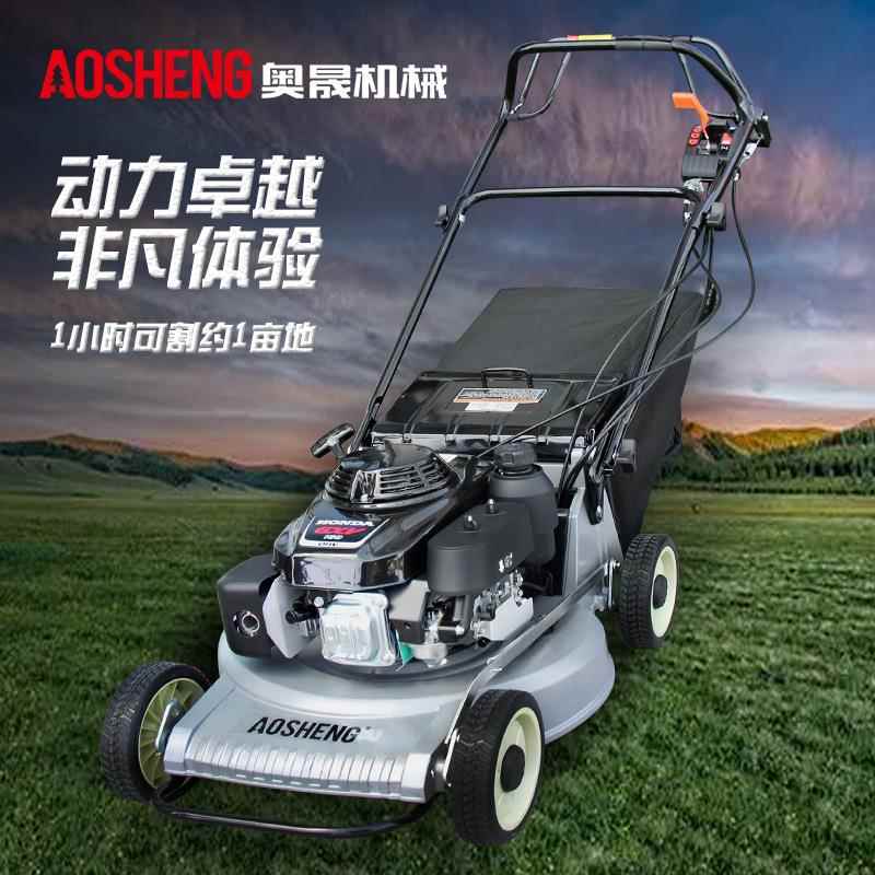 GXV160动力剪草机21寸铝合金底盘自走式草坪机割草机