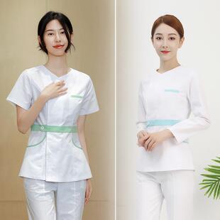 护士宠物医院护理药店薄款 护士服夏季 分体套装 短袖 工作服 女款