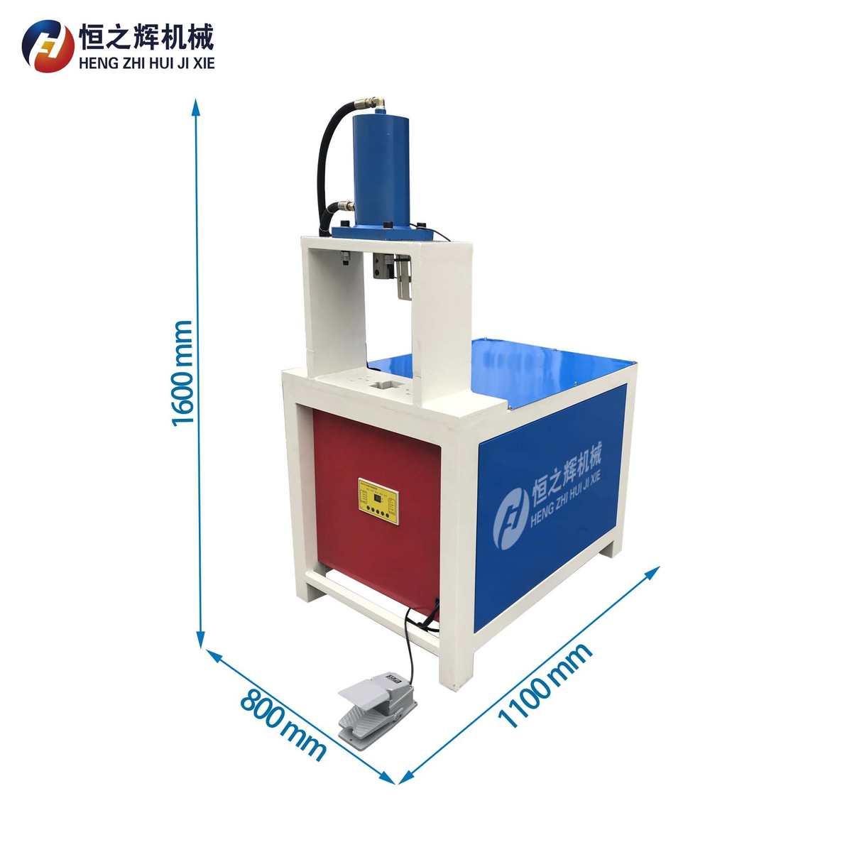 佛山不锈钢防盗网冲孔机 钢管冲孔机 护栏压尖设备厂家直供