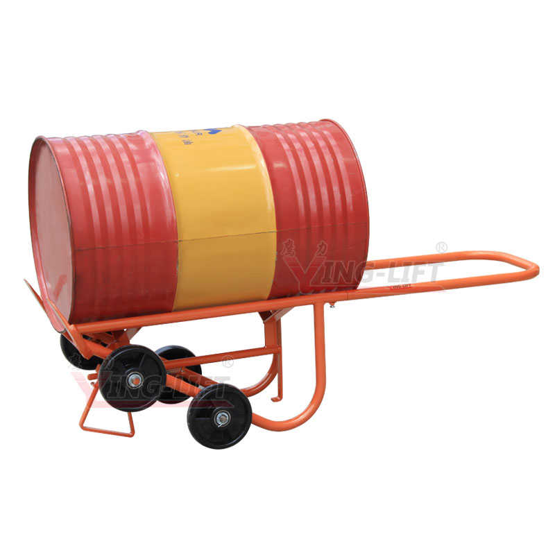 鹰力多功能油桶搬运车油桶倒料车机械式圆桶搬运车不锈钢推车DF20
