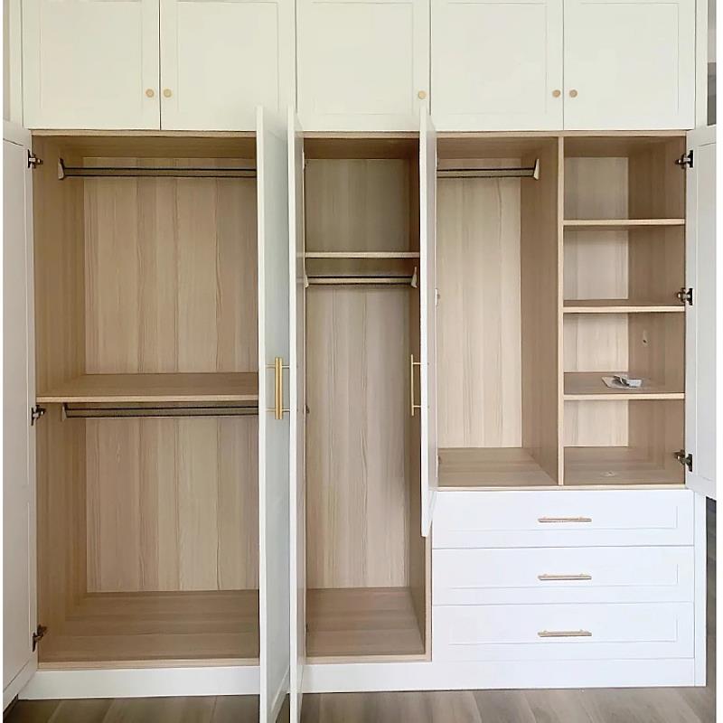 南京工厂全屋定制衣柜一门到顶PET门板衣帽间极简橱柜鞋柜榻榻米