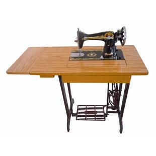 脚踏缝纫机家用脚踏式 裁缝机头可电动吃厚衣车绗缝平缝机锁边机