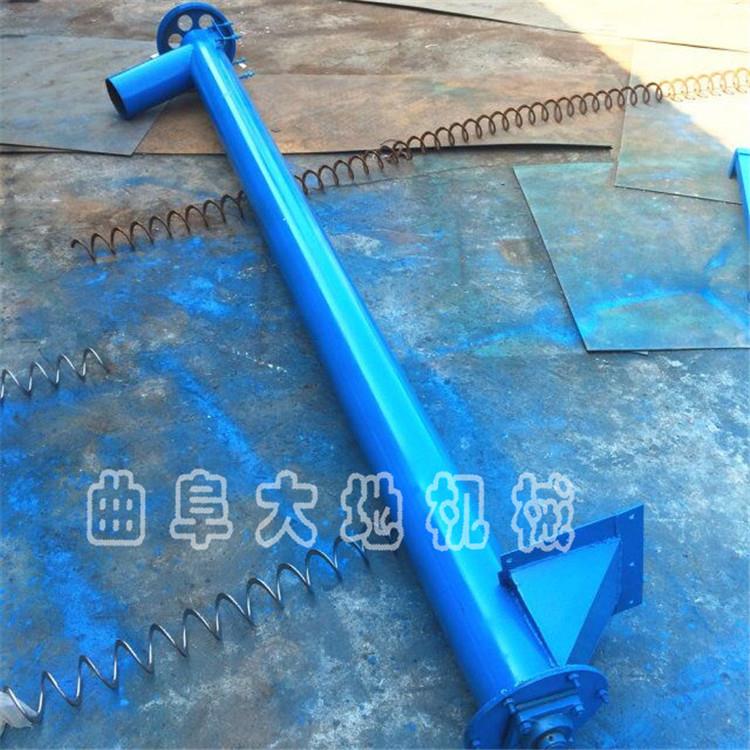 耐磨蛟龙上料机 加厚叶片提升机 移动式沙子管式提升机