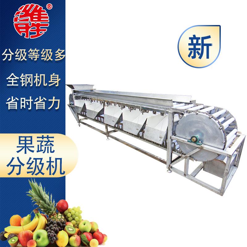 商用滚杠式红薯分级机 全自动果蔬分选机 土豆水果选果机设备