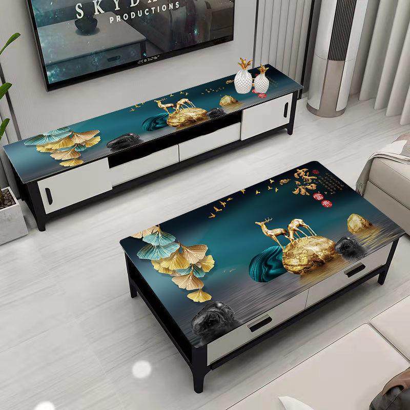 pvc水晶板不透明软玻璃茶几桌布桌垫电视柜垫组合套装免水洗桌垫,餐饮具,杯垫,淘宝优惠券,粉丝福利购,淘宝优惠卷