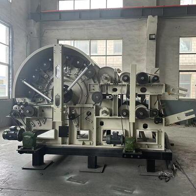 羊毛棉花梳理机 无纺布单锡林双道夫化纤梳理机非织造布单机设备