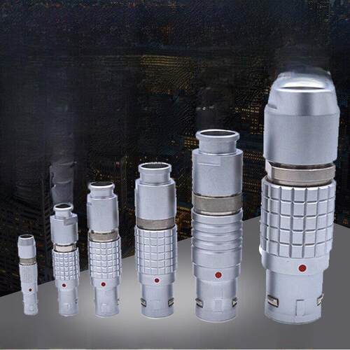 快速插入自锁航空插头Fgg 00 0B 1B 2B 3B 4B 2-48芯金属连接器