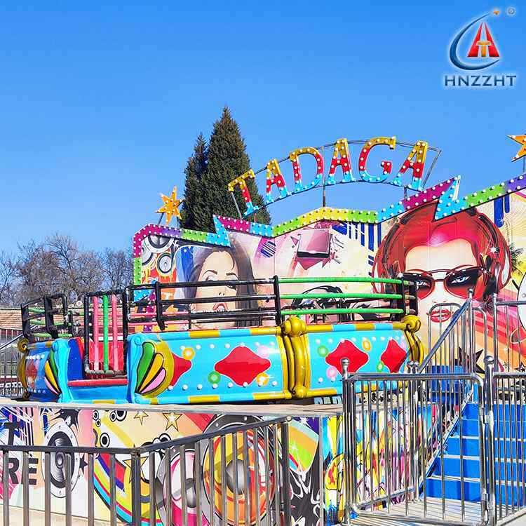 游乐场景区 室外游乐设施 迪斯科转盘 出口品质 使用寿命久