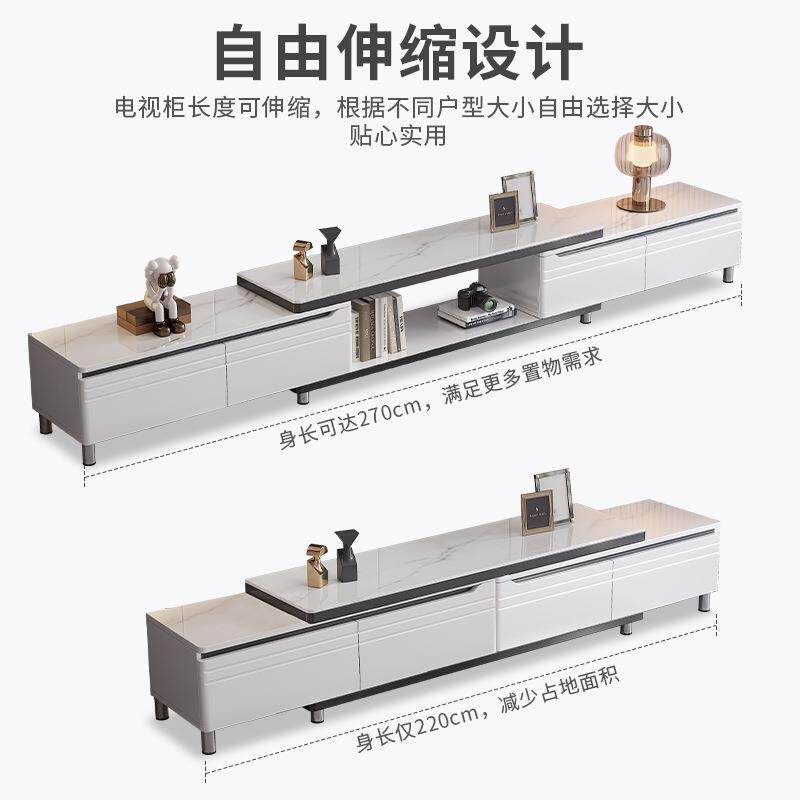 电柜现代视简约客茶厅家用佐致（收电视机柜落地柜可伸缩电视机茶