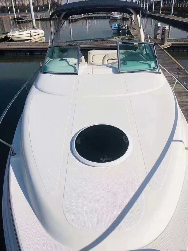 29尺游艇全进口澳洲mustang淡水使用500多小时富豪5.0v8发动机房间厕所厨房等