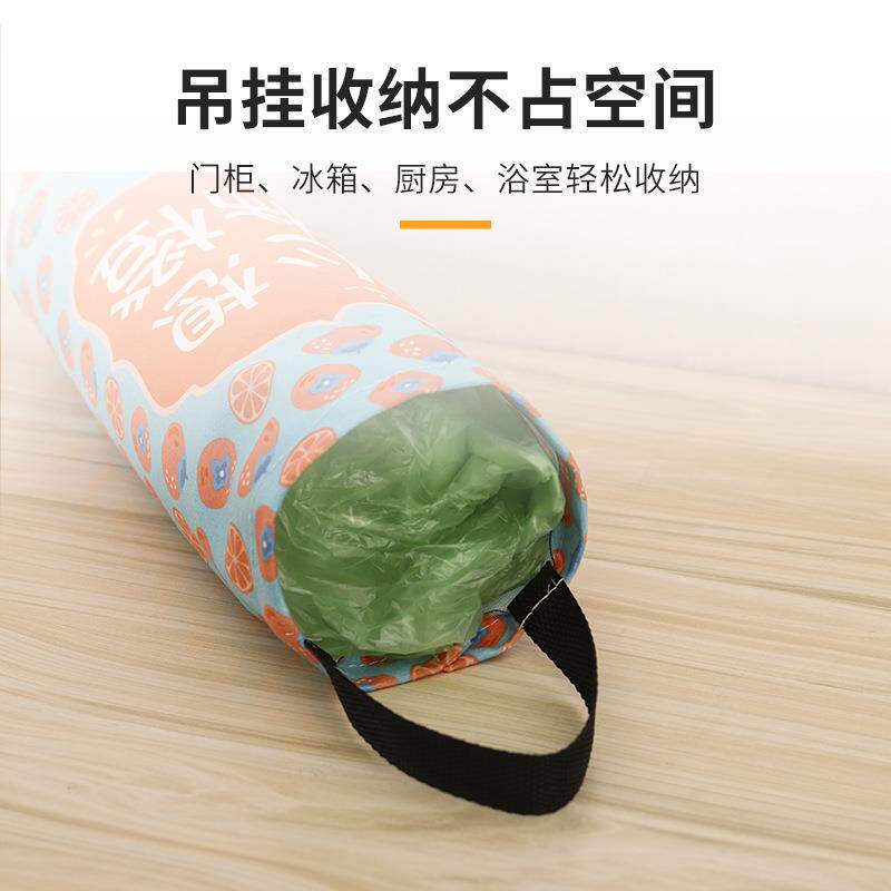 垃圾收纳袋厨房大号壁挂塑料储物袋卡通抽取式挂袋塑料袋收集器