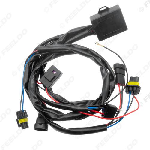12/24V 35W/55W汽车车灯线组 H4宽压线 高/低通用LED/HID解码线组