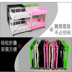 超市便利店促销 车店架展示折花移动货架359车叠夜市摆摊小 台服装