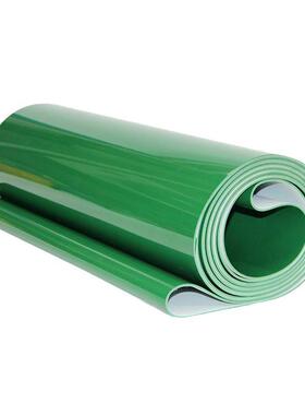 厂供应输送带2.0送绿色光PV2.0绿色P家C传送带平皮带平斜面哑流水