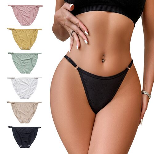 Womens G String Thongs Underwear Sexy Seamless Panties Back