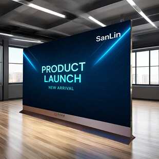 室内外可移动落地式软膜卡布灯箱售房中心展厅广告牌定制立式灯箱