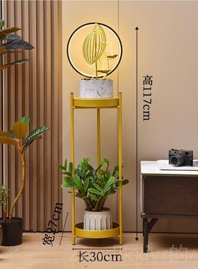 新款风现代轻奢循环流水财客厅生装饰声水起开业柜礼品电视旁桌面