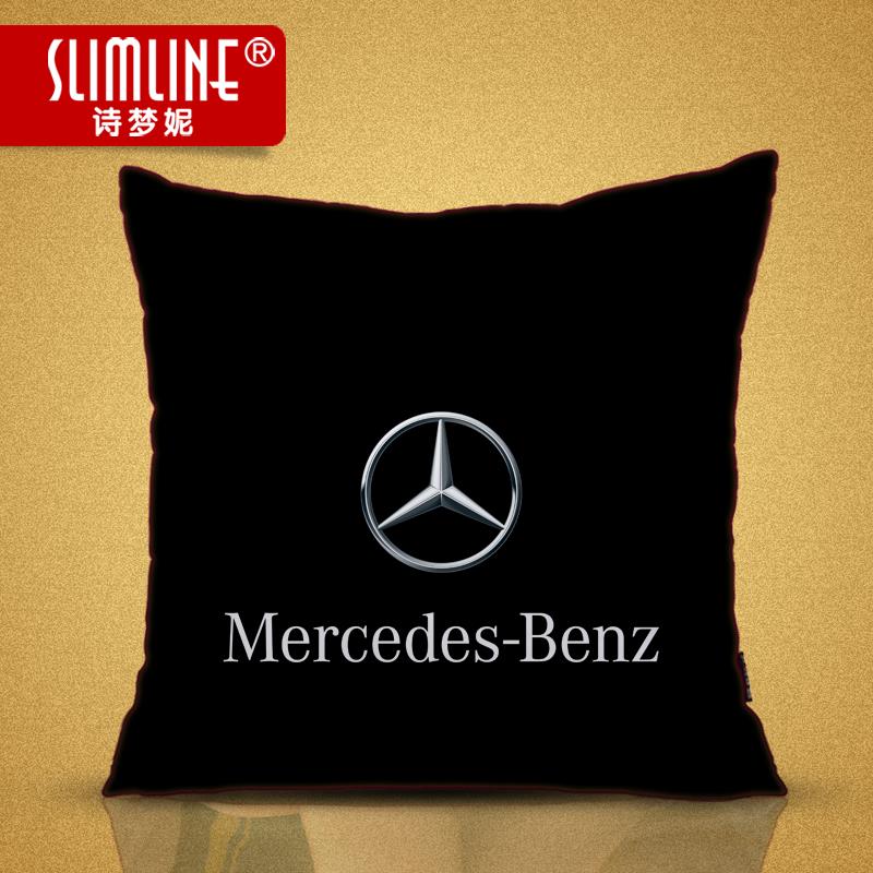 高档正迈巴赫高档奔高级车汽载抱枕车两用抱枕驰被子宝马品c260e3