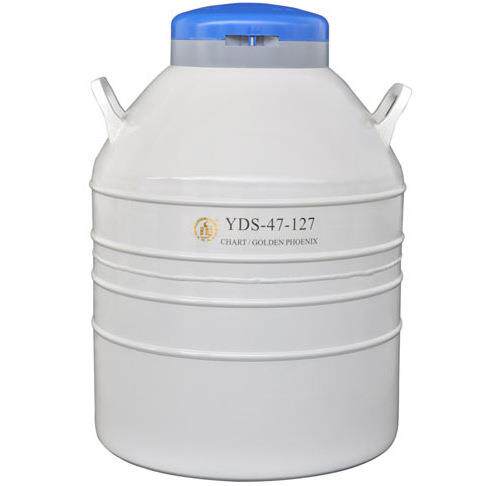 成都金凤YDS-47-127配多层方提桶液氮罐含六个276MM高的提筒
