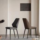 酒店背式 北欧风餐椅现代意轻奢靠背餐厅凳靠椅休AUY子闲简约家用