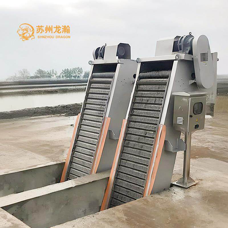 机械格栅除污机不锈钢自动机械格栅回转齿耙细格栅污水打捞机质